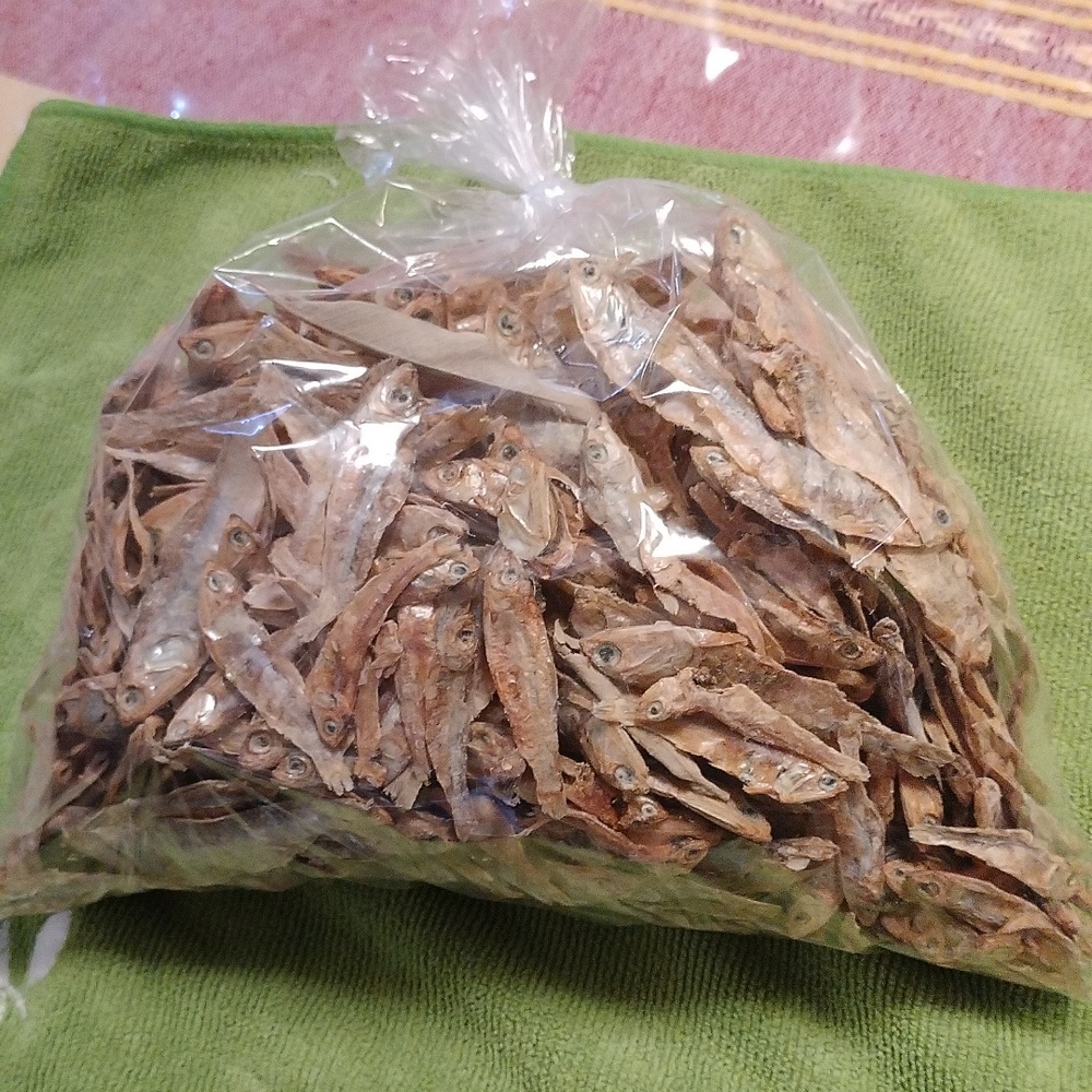 Dried fish charales from Oaxaca